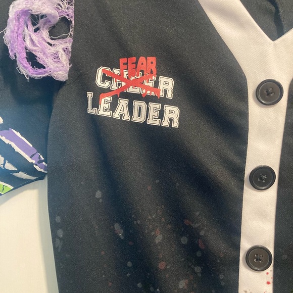 Cheerleader zombie girls costume - Picture 5 of 6